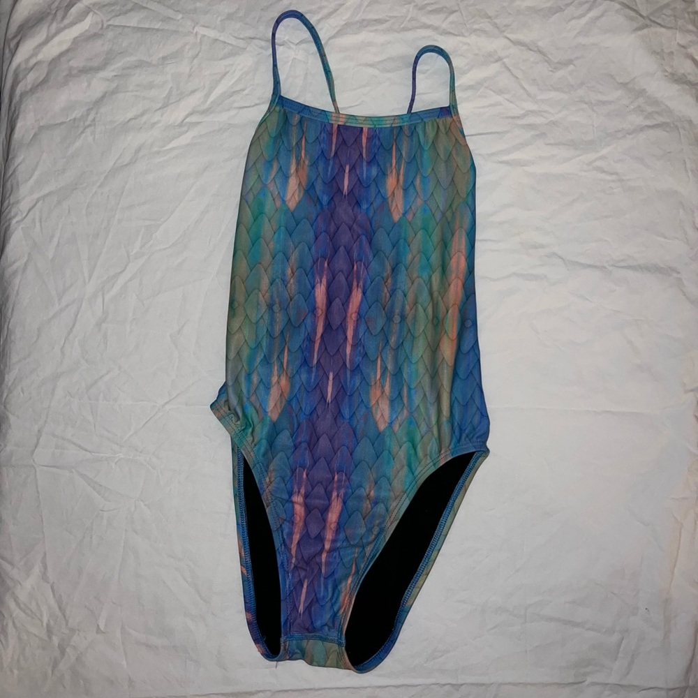 Multicolor fixed back Jolyn bathing suit • “Brandon” Style • Size 26